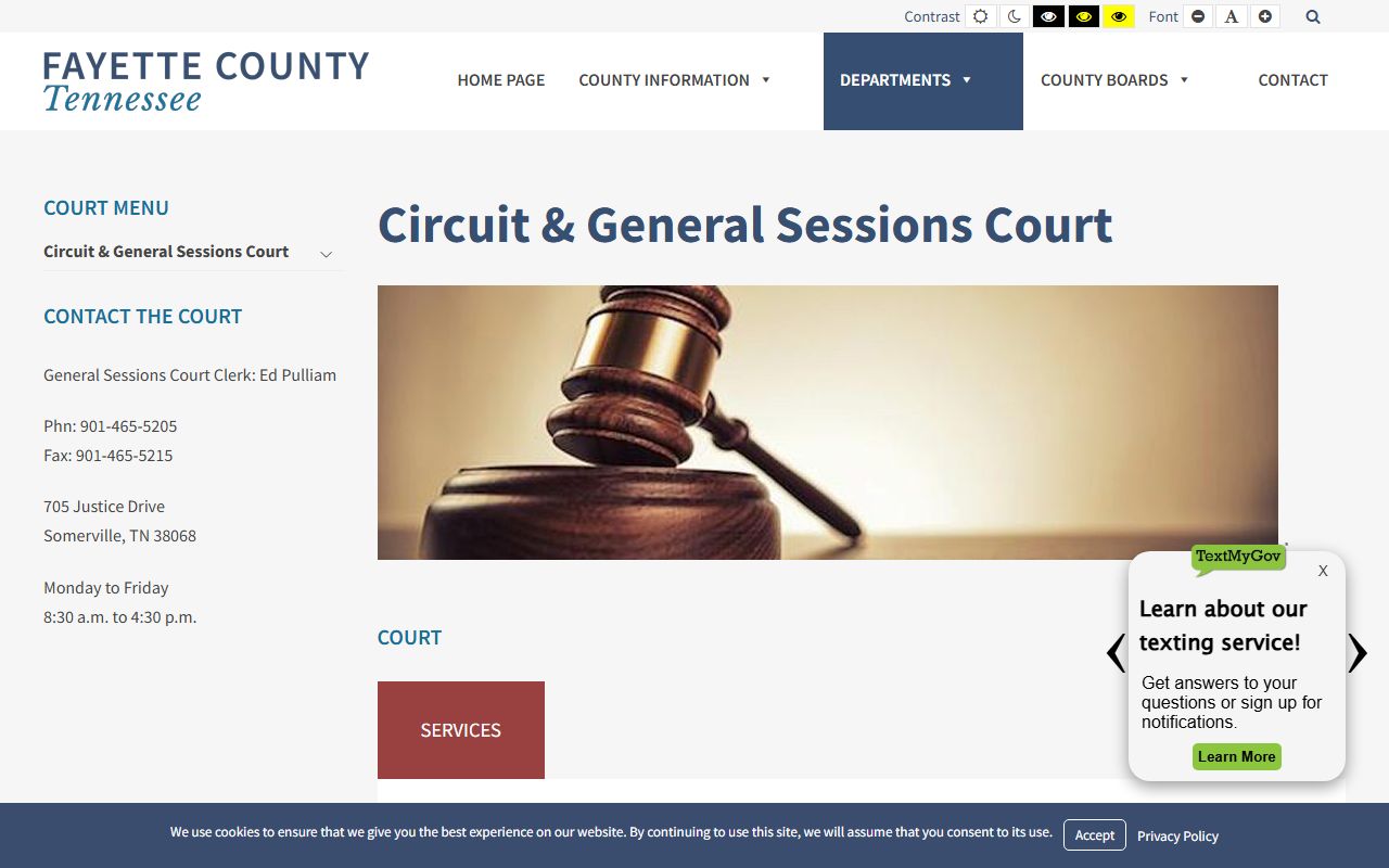 Fayette County Circuit Court Clerk court records office