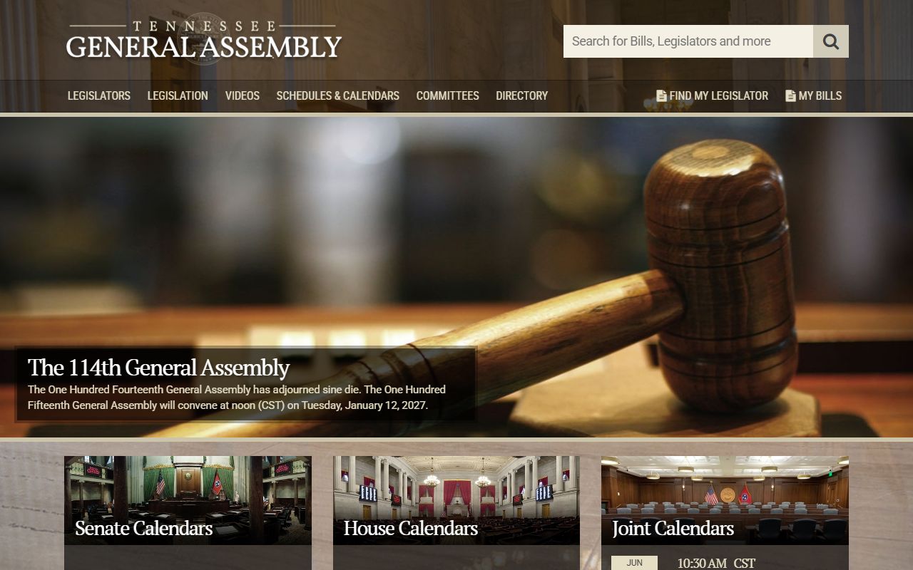 Fayette County court records statute research through Tennessee General Assembly portal